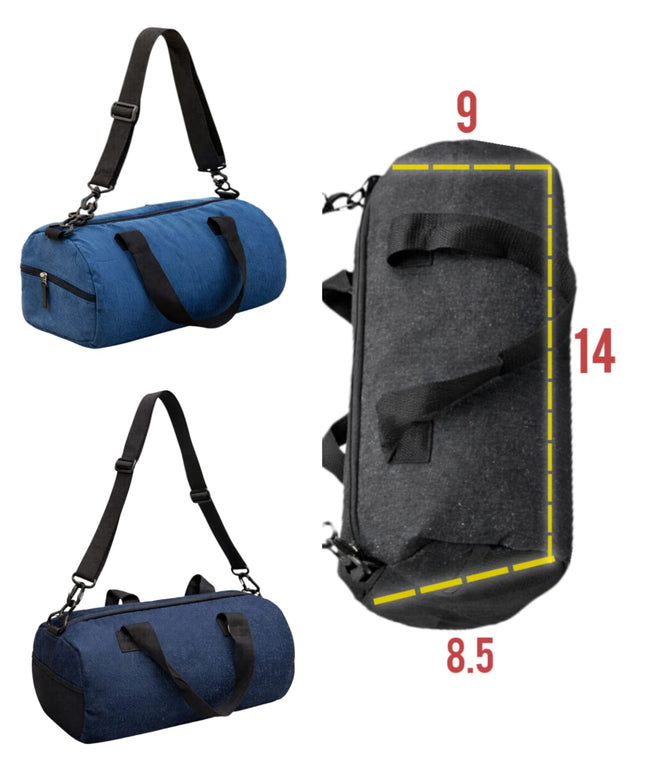 Denim Duffle Bag & Name Cap combo
