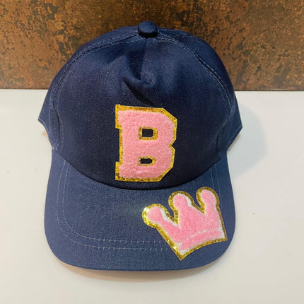 Customized Denim Caps with Initial and Cartoon Kids (4-14 yrs)