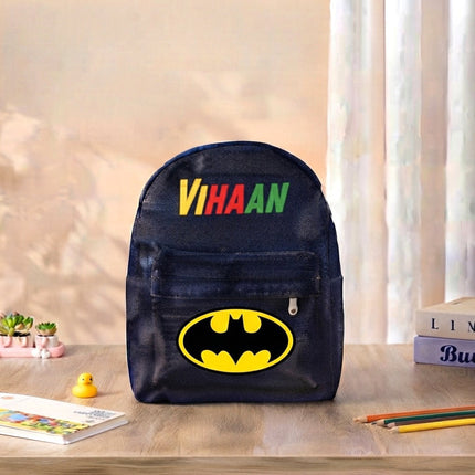 Premium Personalized Denim Backpack