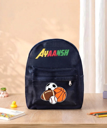 Premium Personalized Denim Backpack