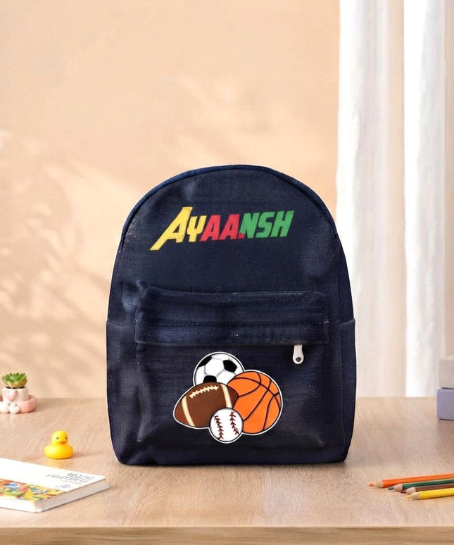 Premium Personalized Denim Backpack
