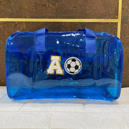 Customized Initial Cartoon Jelly Duffle Bag for Boys and Girls