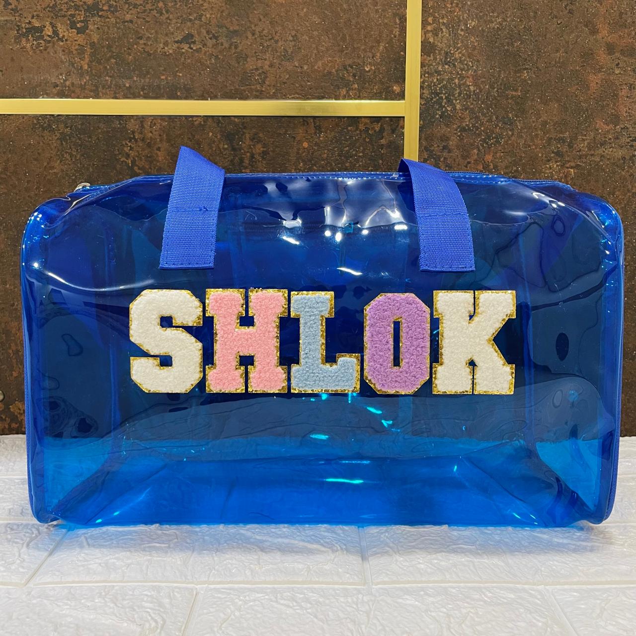 Customized Jelly Duffle Bag with name for Boys and Girls