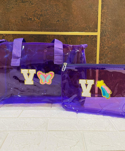 Personalized Duffle Bag and Pouch combo