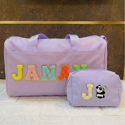 Premium Personalized Foam Duffle Bag with Pouch