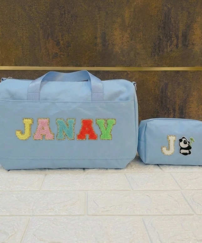 Premium Personalized Foam Duffle Bag with Pouch
