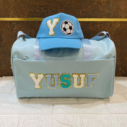 Premium Personalized Foam Duffle Bag & Cap Combo