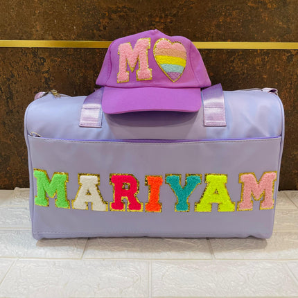 Premium Personalized Foam Duffle Bag & Cap Combo
