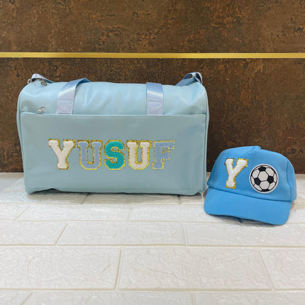 Premium Personalized Foam Duffle Bag & Cap Combo