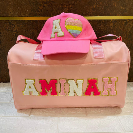 Premium Personalized Foam Duffle Bag & Cap Combo