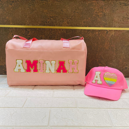 Premium Personalized Foam Duffle Bag & Cap Combo