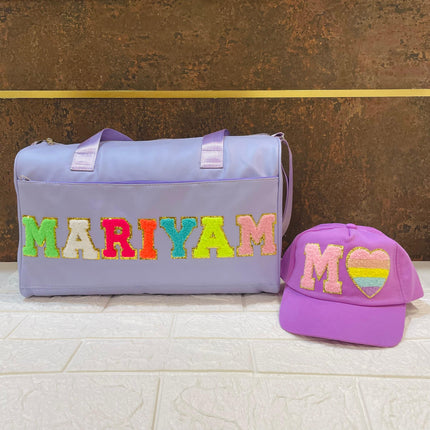 Premium Personalized Foam Duffle Bag & Cap Combo