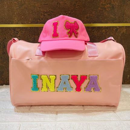 Premium Personalized Foam Duffle Bag & Cap Combo