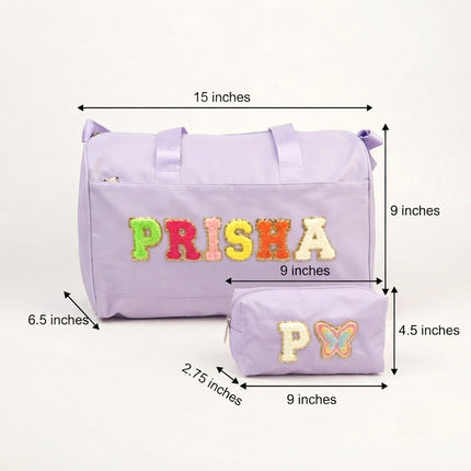 Premium Personalized Foam Duffle Bag with Pouch
