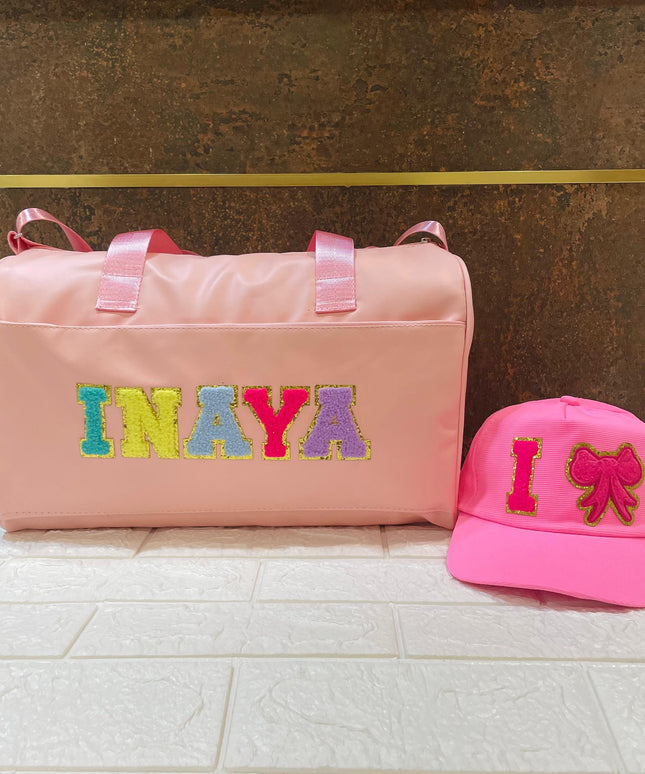 Premium Personalized Foam Duffle Bag & Cap Combo