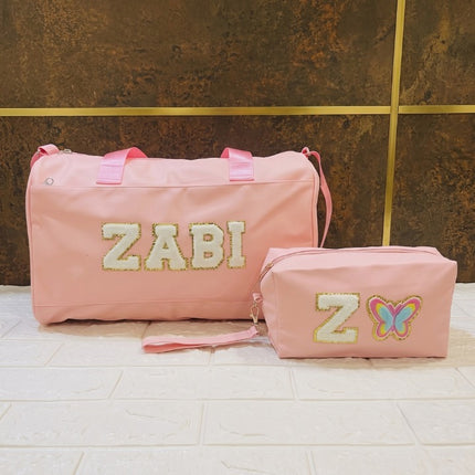 Premium Personalized Foam Duffle Bag with Pouch