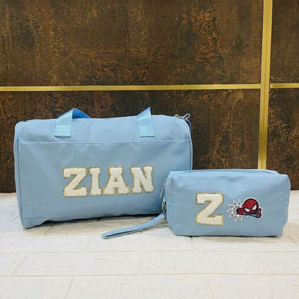 Premium Personalized Foam Duffle Bag with Pouch