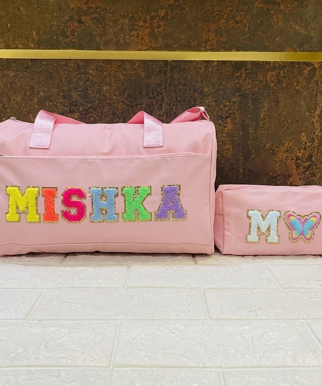 Premium Personalized Foam Duffle Bag with Pouch
