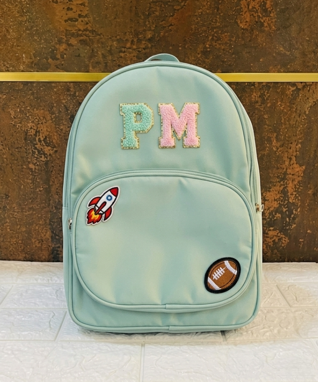 Premium Personalized faux leather Backpacks