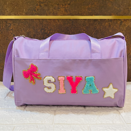 Premium Personalized Foam Duffle Bags with Name & motifs