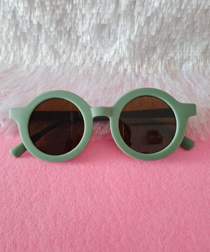Round Shape Polarized Sunglasses for Toddlers - Unisex