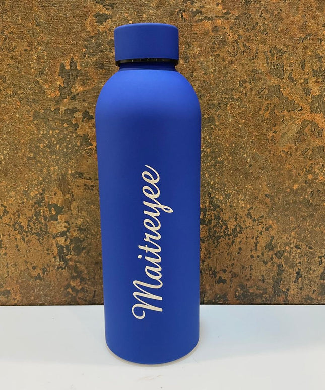 Customized Water Bottles with Name | Stainless Steel Double Insulated Water Bottles for Corporate Gifting - 500 ml