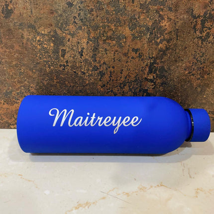 Customized Water Bottles with Name | Stainless Steel Double Insulated Water Bottles for Corporate Gifting - 500 ml