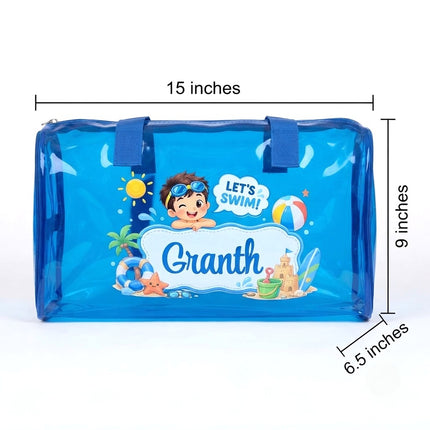 Personalized Jelly Beach Swim Bag for Kids