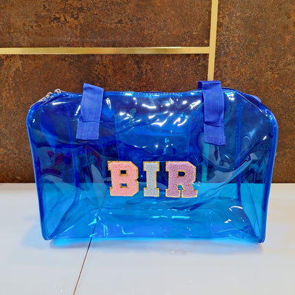 Customized Jelly Duffle Bag with name for Boys and Girls
