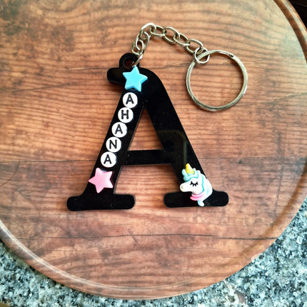 Customized Name Keychains with Cartoons