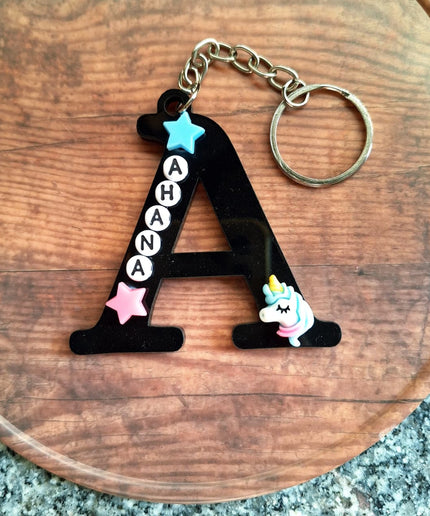 Customized Name Keychains with Cartoons