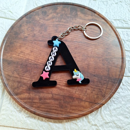 Customized Name Keychains with Cartoons