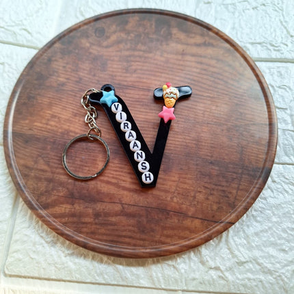 Customized Name Keychains with Cartoons