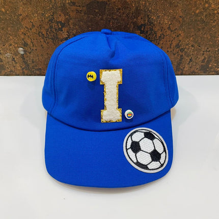 Customized Kids Caps - Initial & Cartoon with Beads