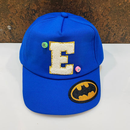 Customized Kids Caps - Initial & Cartoon with Beads