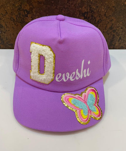 Customized Cap for Kids with Full name with Cartoon - Return gifts