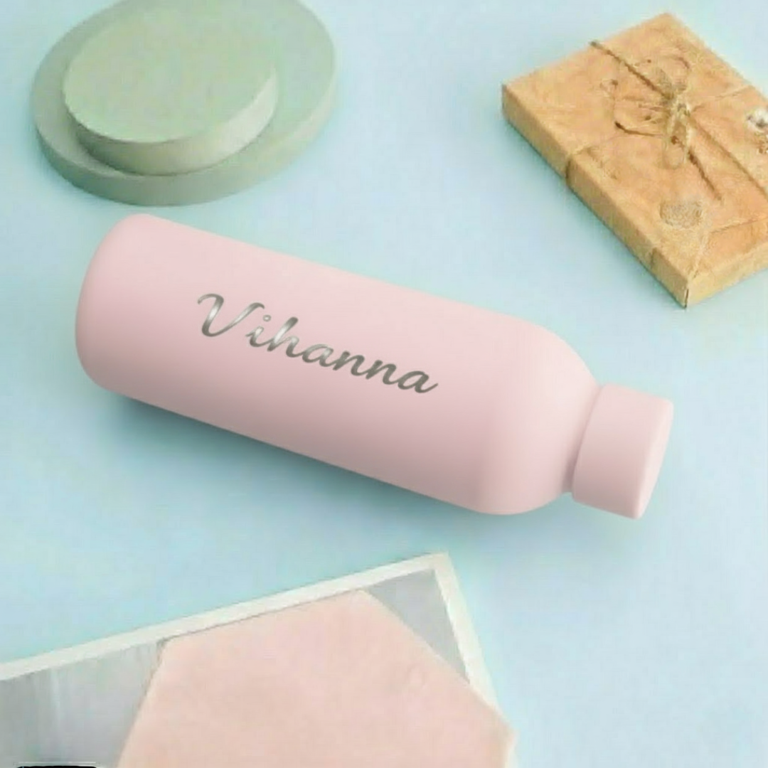 Customized Water Bottles with Name | Stainless Steel Double Insulated Water Bottles for Corporate Gifting - 500 ml