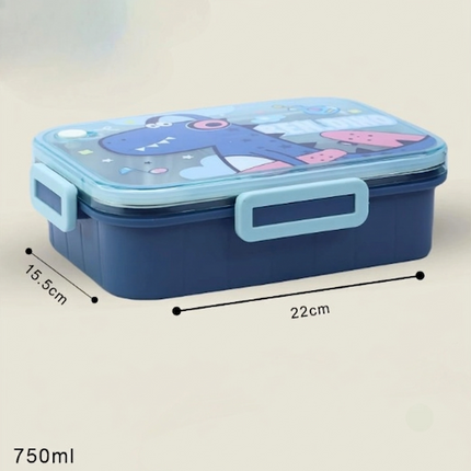 Leakage Proof Stainless Steel Lunch Box with Spoon & Fork with 3 Compartment for School Kids and Adults (Copy)