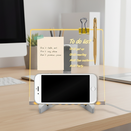 3D Acrylic LED Writing Pad with Pen & Light | 15 x 15 cm