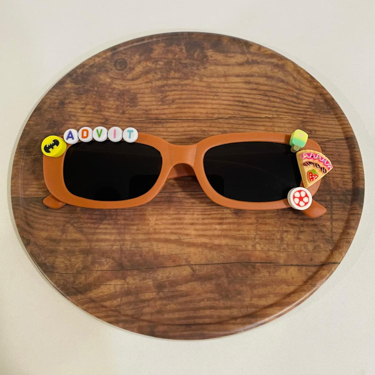 Customized Sunglasses for kids with name and cartoons - rectangle shape