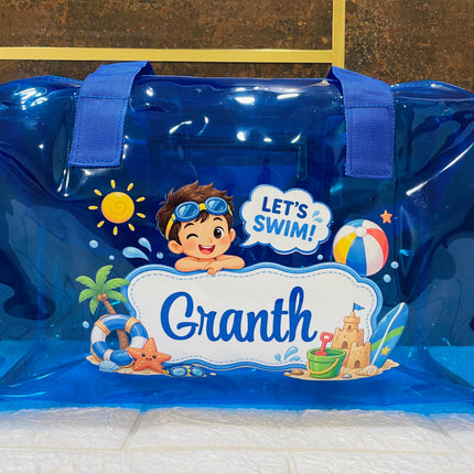 Personalized Jelly Beach Swim Bag for Kids