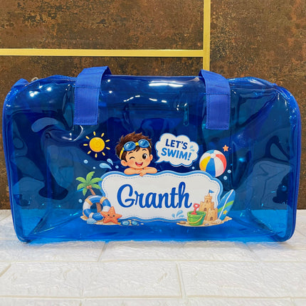 Personalized Jelly Beach Swim Bag for Kids