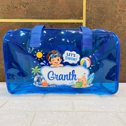 Personalized Jelly Beach Swim Bag for Kids