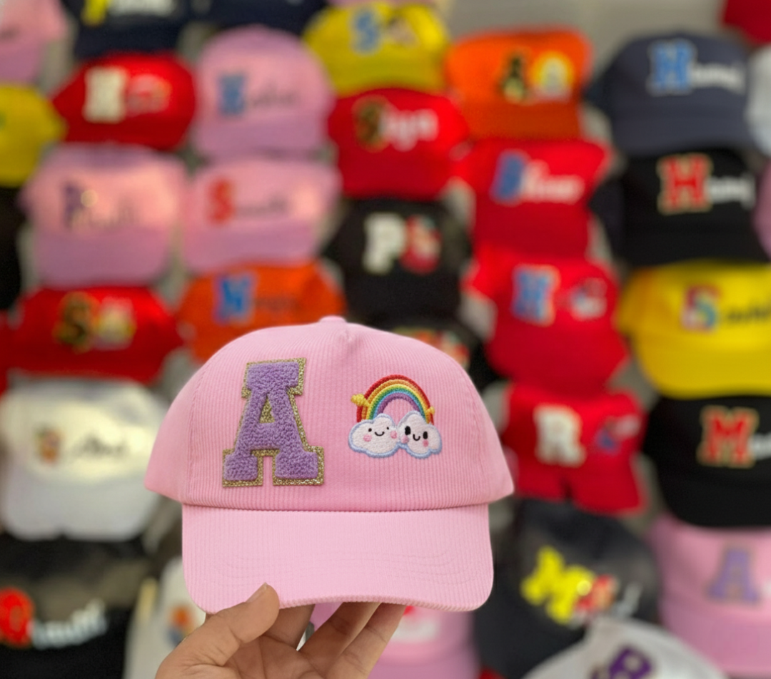Personalized Cap for Kids with Initial and cartoon - Return gifts