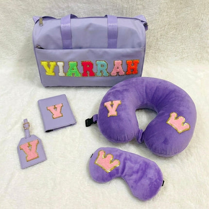 Personalized Travel Essential Duffle Bag & Travel Accessories