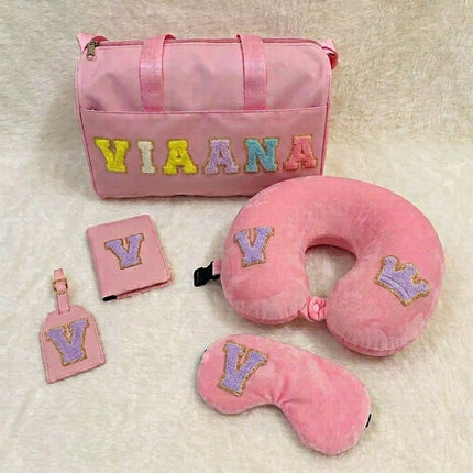 Personalized Travel Essential Duffle Bag & Travel Accessories