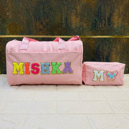 Premium Personalized Foam Duffle Bag with Pouch