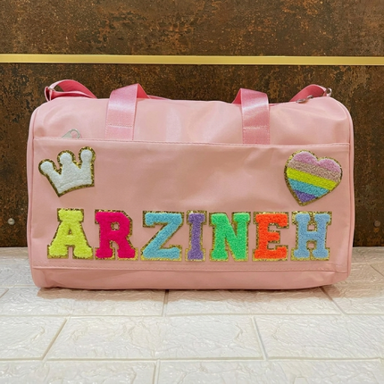 Premium Personalized Soft Foam Duffle Bags with Name & motifs
