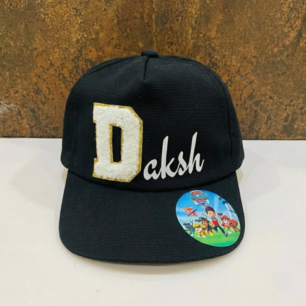 Printed Name and Cartoon Kids Cap - Return gifts