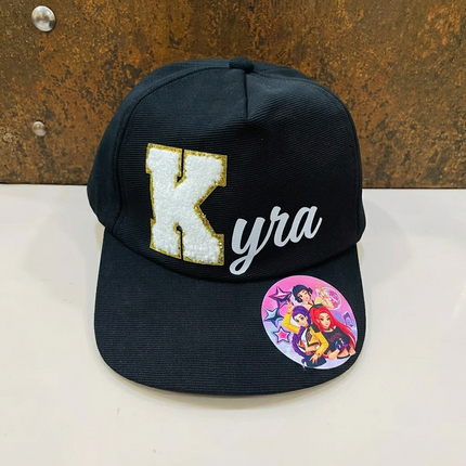 Printed Name and Cartoon Kids Cap - Return gifts